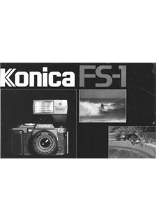 Konica FS 1 manual. Camera Instructions.